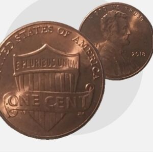 2018 P Lincoln Memorial Penny